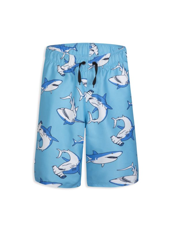 Hurley Boy's Character Toss Patterned Swim Trunks